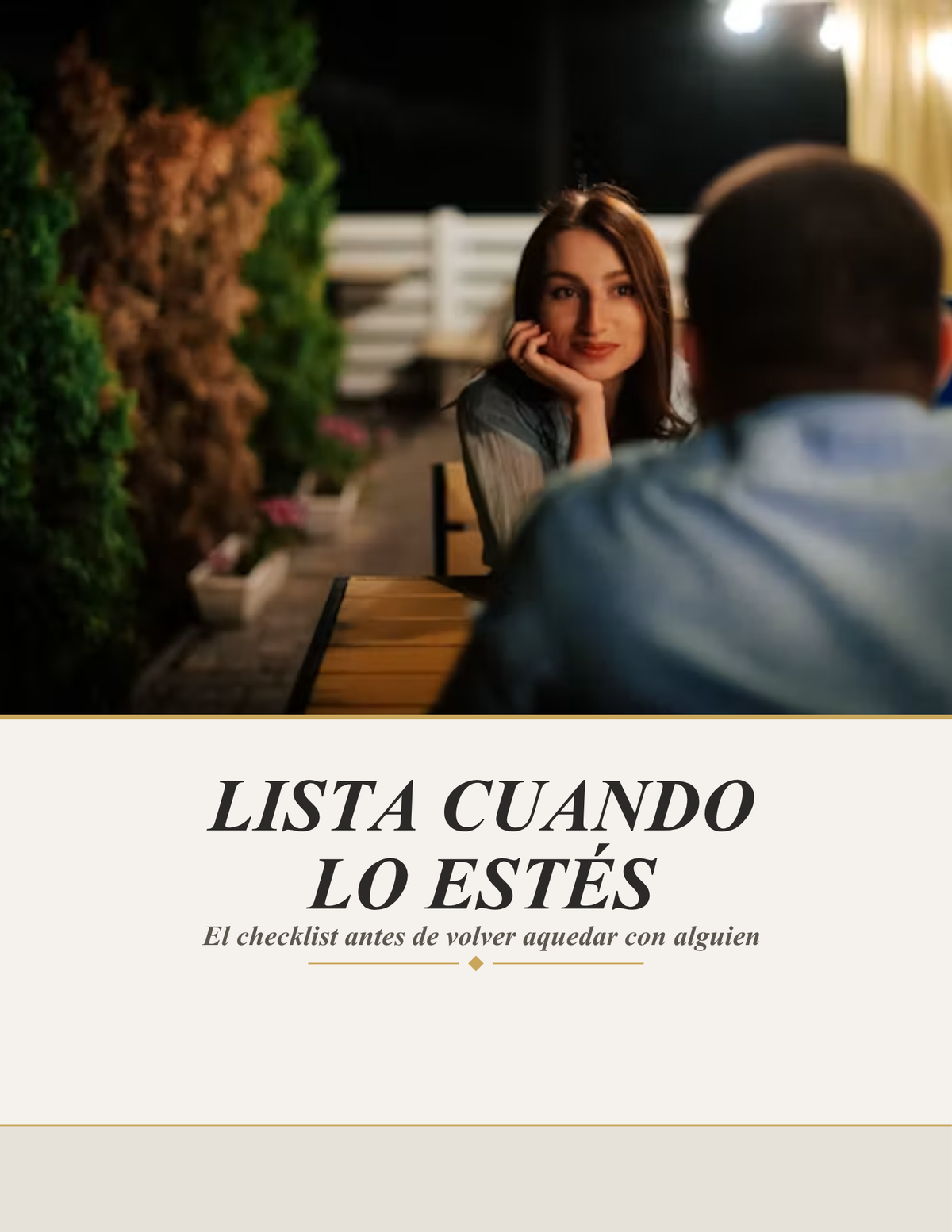 Portada de la guia Lista Cuando Lo Estes